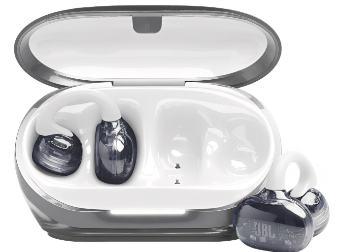 Fones abertos true wireless JBL Soundgear Clips, branco, imagem 1 de 1