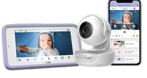 Monitor para bebé Hubble Nursery Pal Connect, 5", Wi-Fi