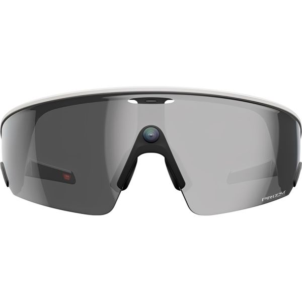 Oakley Meta Vanguard Smart Glasses, White, Prizm Black Lenses