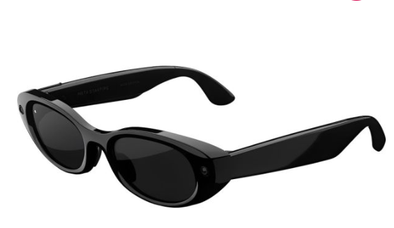 Meta Starfire Kylie Edition Smart Glasses, Classic Black, Black Lenses